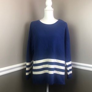 ⭐️3 for $18 Boden 14 Sweater Royal Blue Stripes